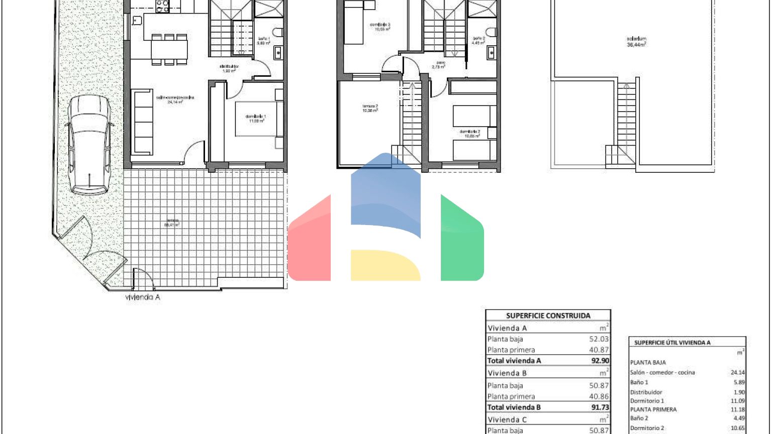 Современные виллы новой постройки с возможностью установки частного бассейна в Пилар-де-ла-Орадада