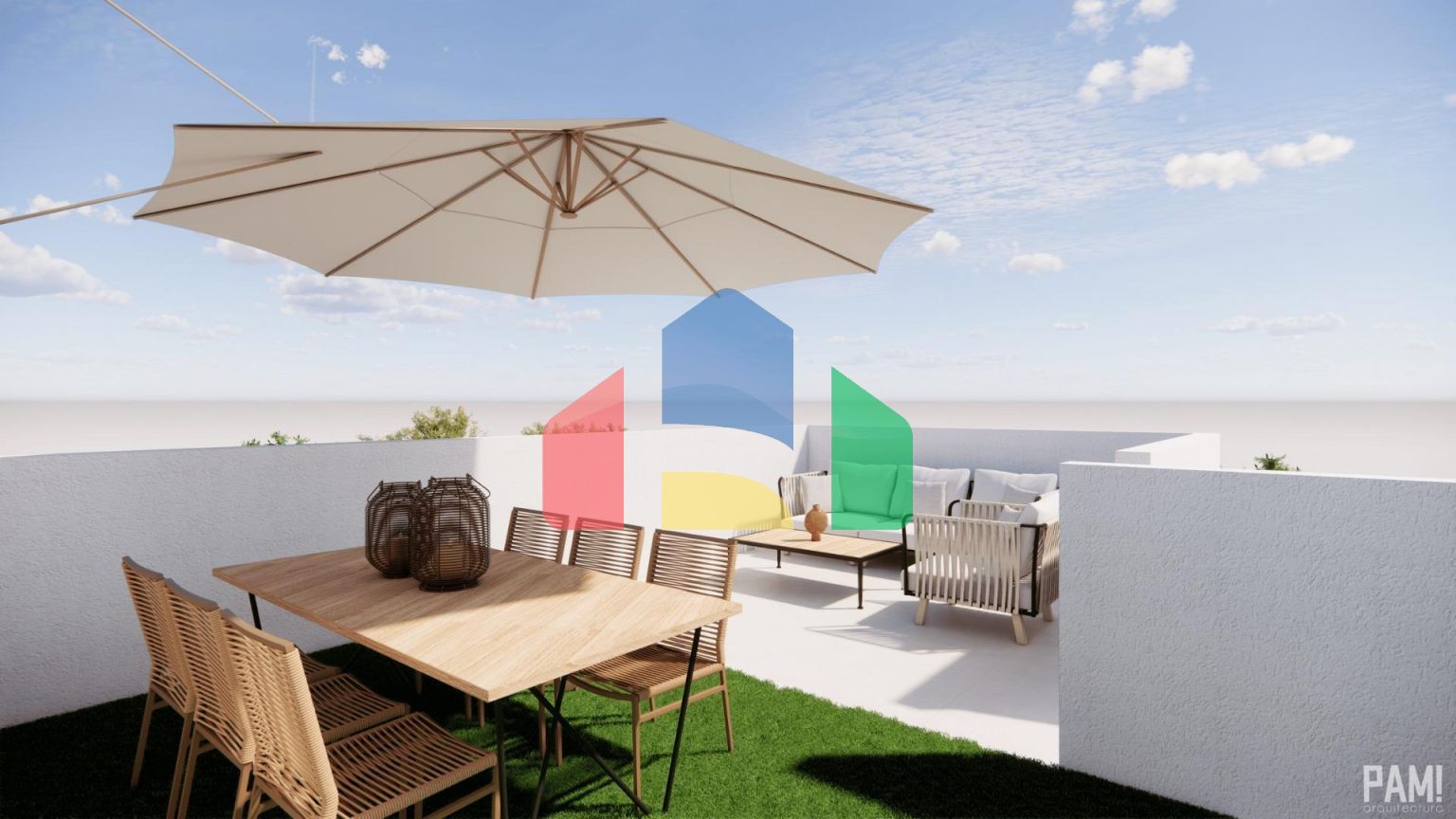 Современные виллы новой постройки с возможностью установки частного бассейна в Пилар-де-ла-Орадада