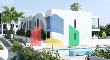 Complex of 16 apartments and 10 bungalows in Torre de la Horadada 50 meters from the beach