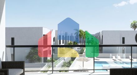 Complex of 16 apartments and 10 bungalows in Torre de la Horadada 50 meters from the beach