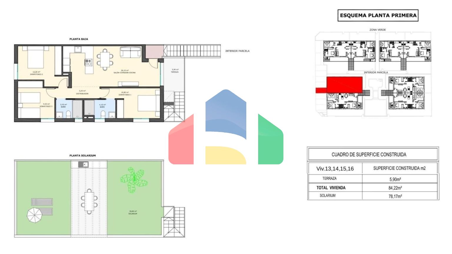 Новые бунгало с бассейном в Пилар-де-ла-Орадада — Коста Бланка Юг