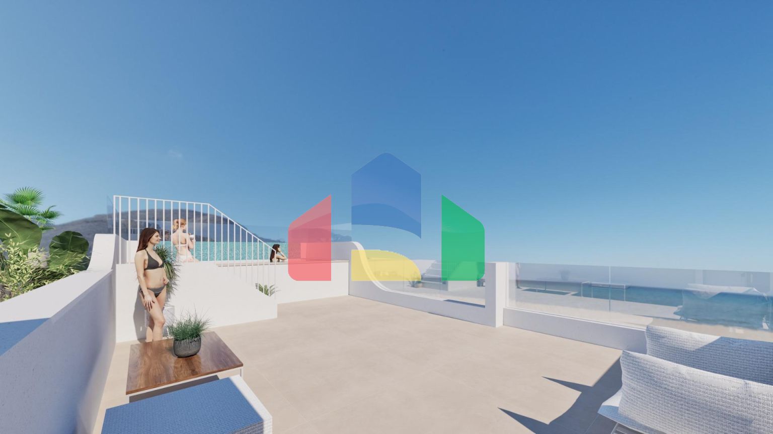 Современная жизнь в нескольких шагах от пляжа Лас Хигерикас в Торре-де-ла-Орадада