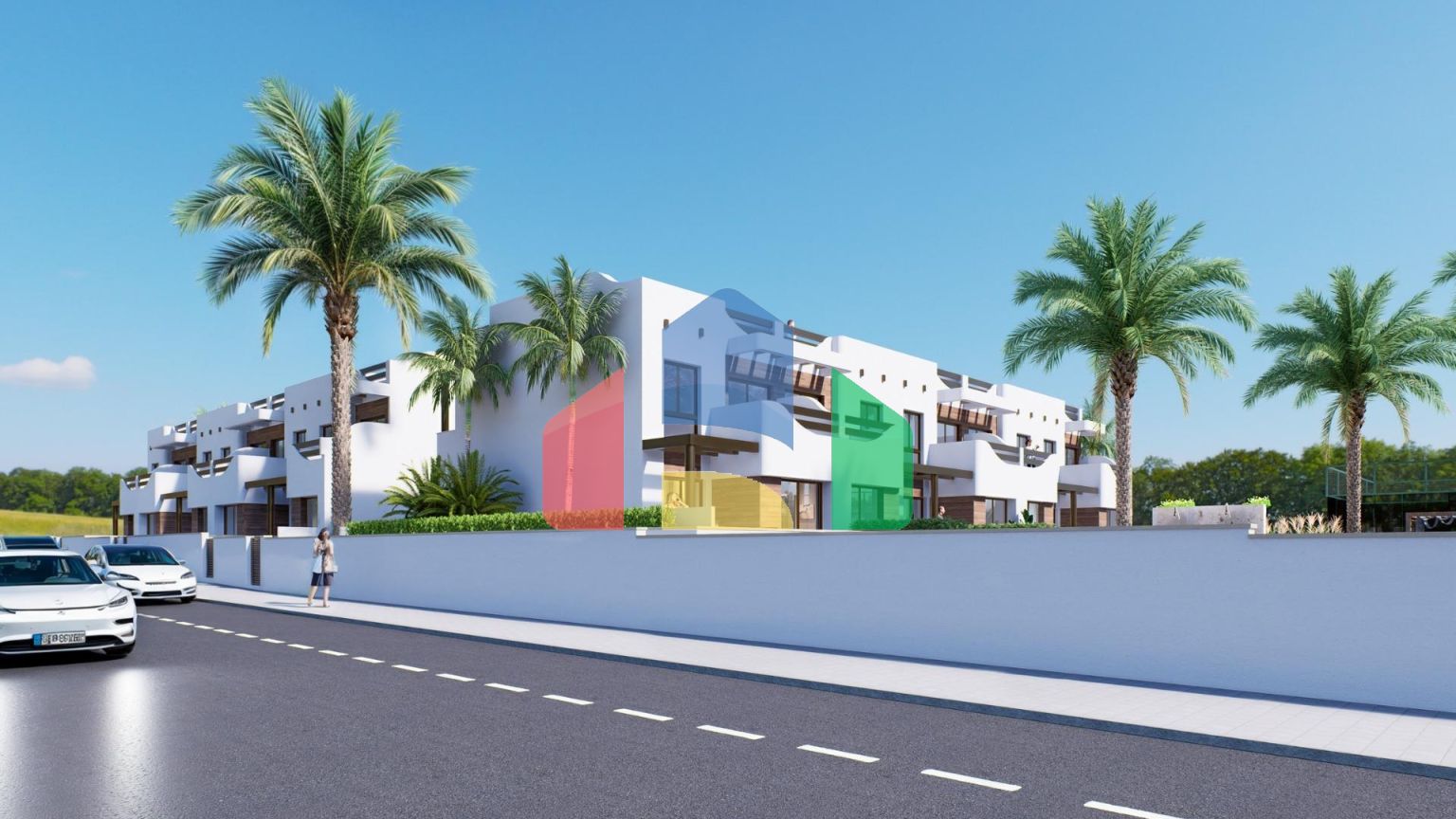 Современная жизнь в нескольких шагах от пляжа Лас Хигерикас в Торре-де-ла-Орадада