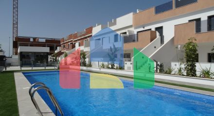 Новые бунгало с солярием или садом в Пилар-де-ла-Орадада