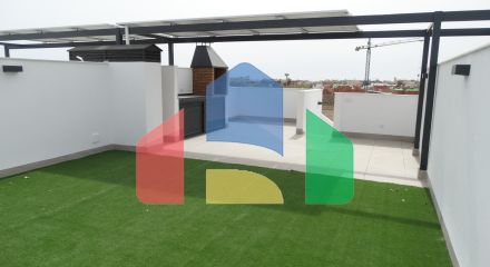 Новые бунгало с солярием или садом в Пилар-де-ла-Орадада