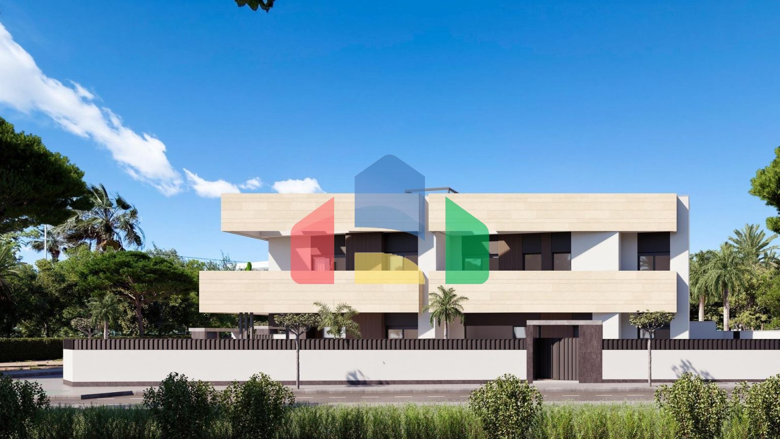 Бутик-комплекс новых домов с частными бассейнами в Пилар-де-ла-Орадада