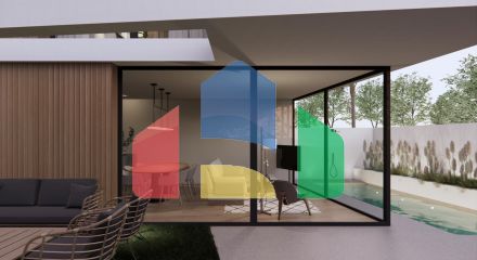 Complex of 4 villas in Pilar de la Horadada 400 meters from the Mediterranean beaches