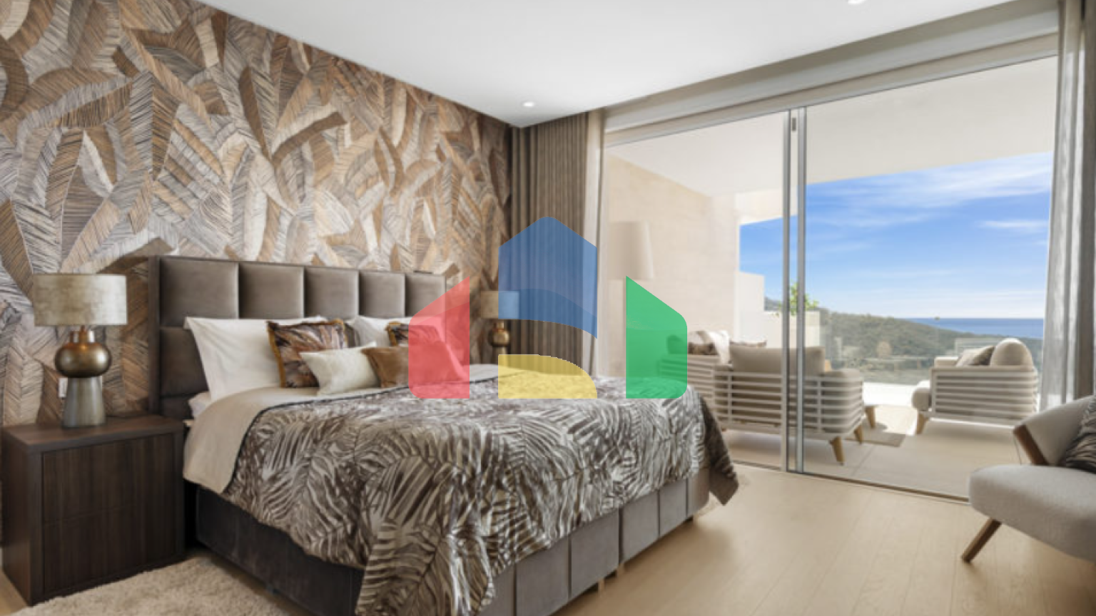 Идиллический апартамент с 3 спальнями и видом на море в Palo Alto, Марбелья