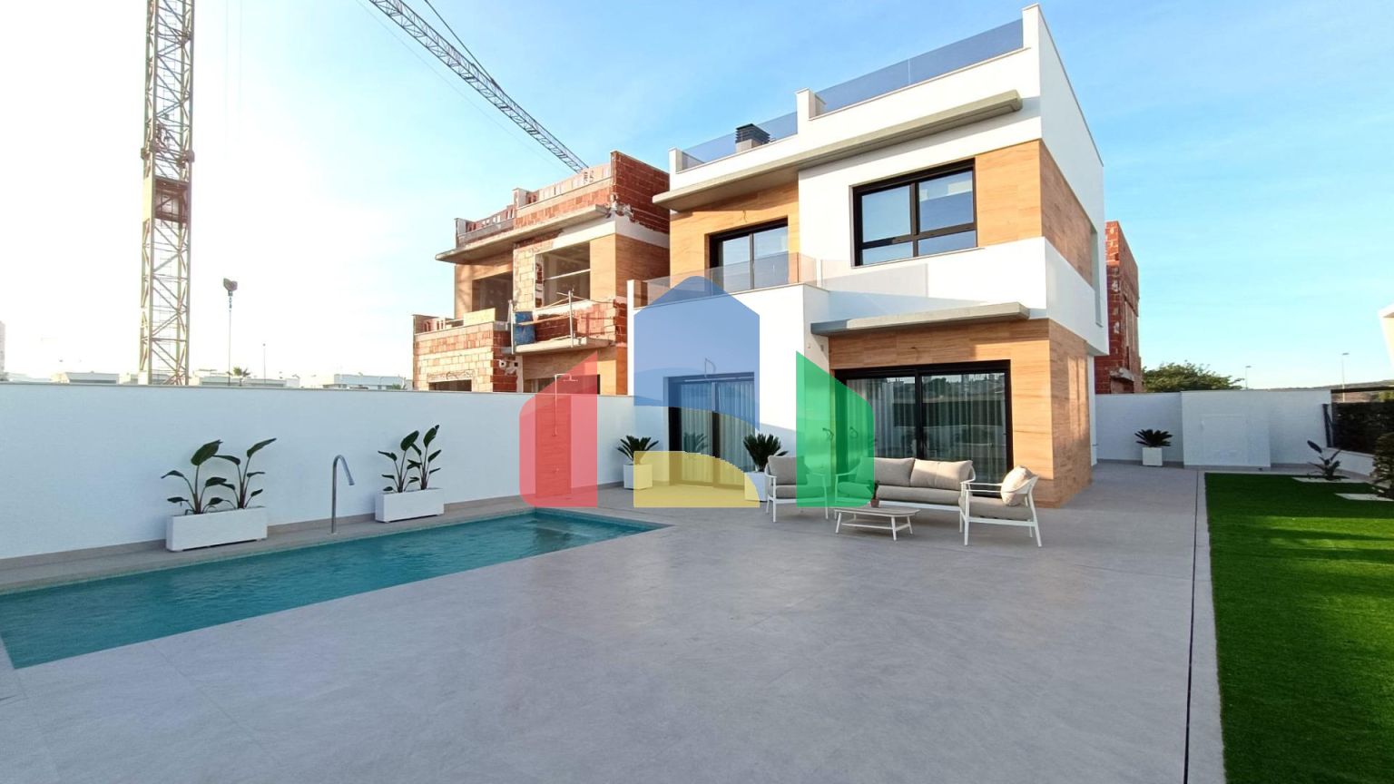 Роскошные новые двухэтажные виллы в Бенихофаре, Коста Бланка