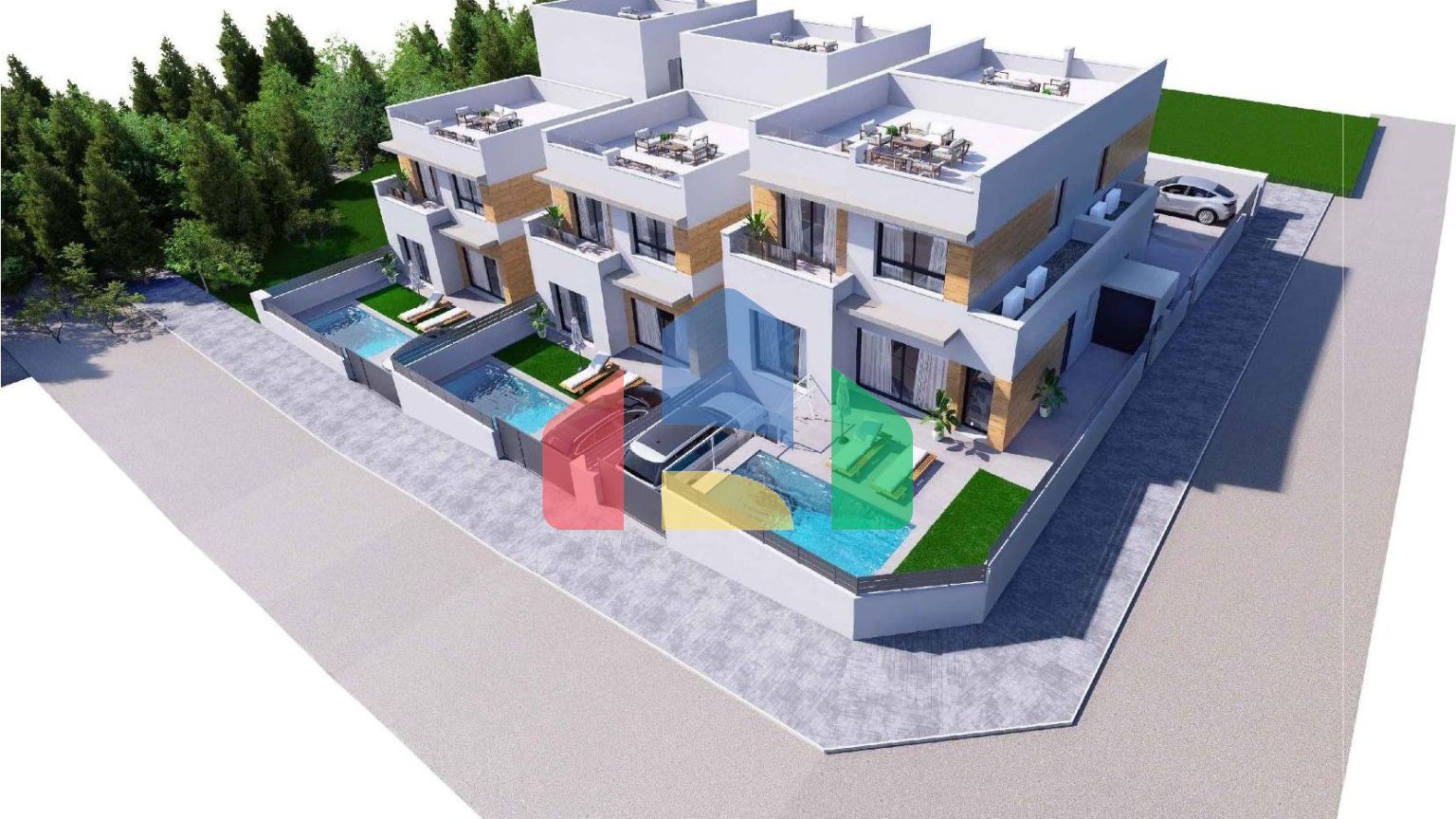 Роскошные новые двухэтажные виллы в Бенихофаре, Коста Бланка