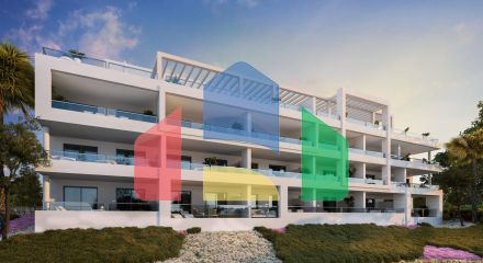 2-х спальные апартаменты в новом комплексе на первой линии del Calanova Golf в Михасе