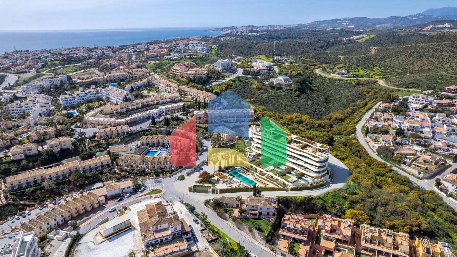 Роскошный пентхаус с видом на море в бутик-комплексе в Михас Коста