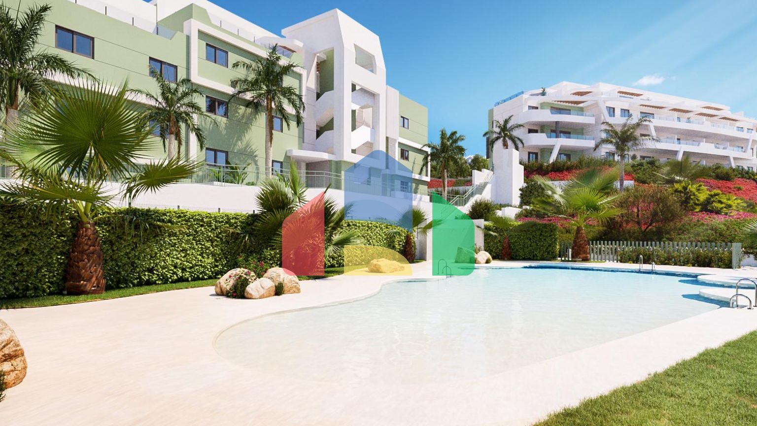 Квартира с тремя спальнями в Кала-де-Міхас