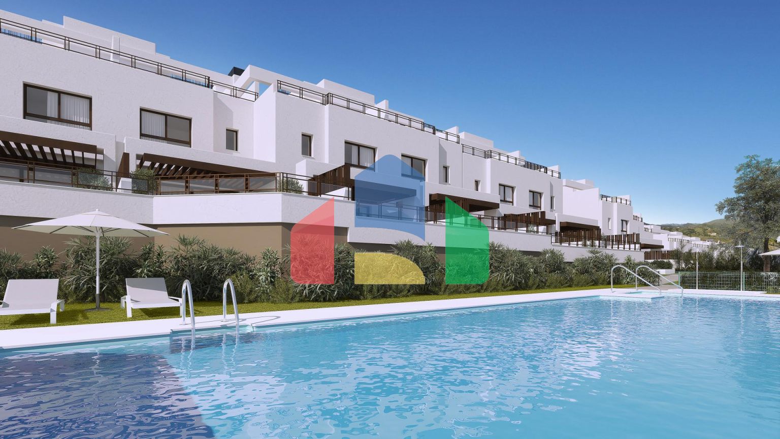 3-спальные таунхаусы в новом потрясающем жилом комплексе, расположенном в курортном комплексе Ла Кала Гольф в Михасе