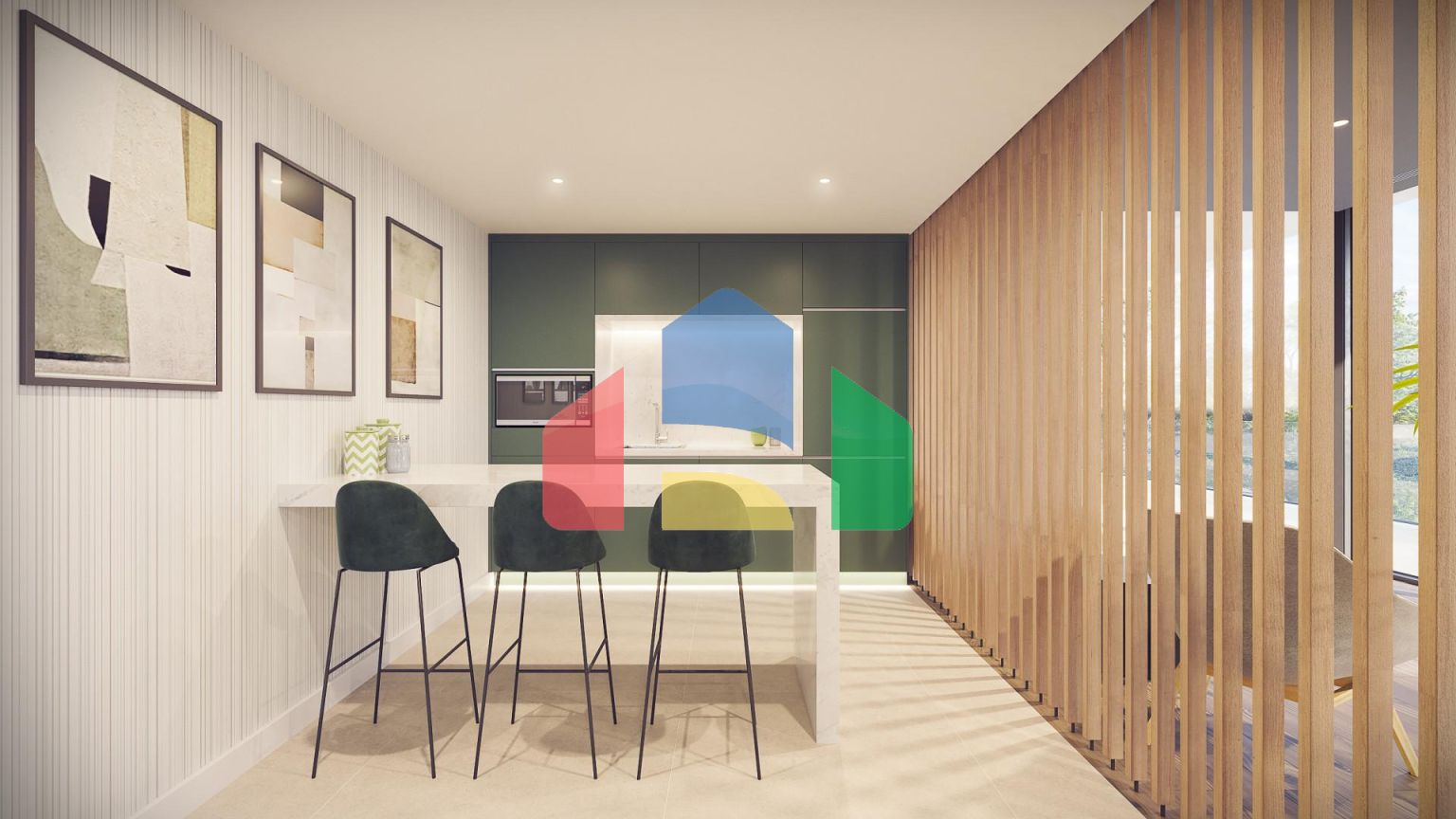 4-спальный полу-дом с собственным садом и бассейном в эксклюзивном жилом комплексе резиденций класса люкс в Эль Чапаррал, Михас