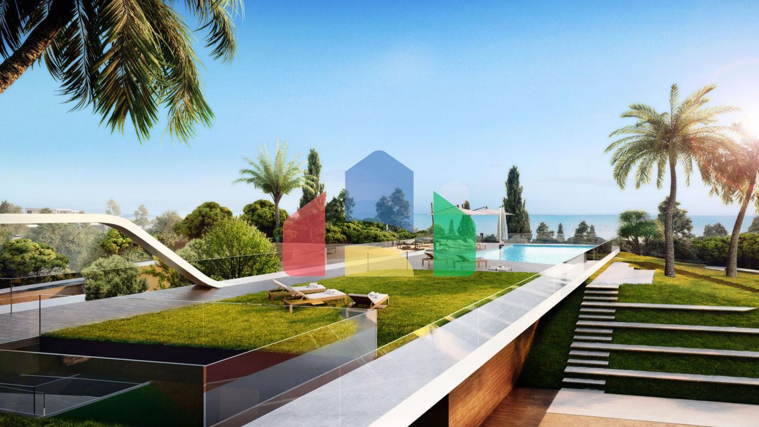 4-спальный полу-дом с собственным садом и бассейном в эксклюзивном жилом комплексе резиденций класса люкс в Эль Чапаррал, Михас