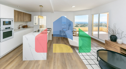 Эксклюзивная недавно отремонтированная квартира с 2 спальнями в районе Малаги