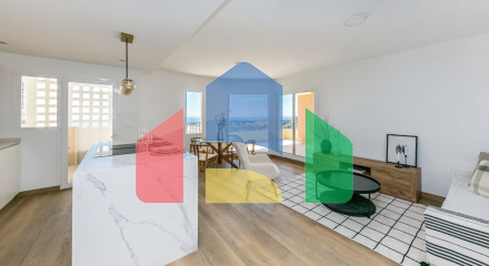 Эксклюзивная недавно отремонтированная квартира с 2 спальнями в районе Малаги