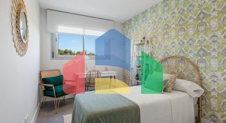 2-спальные апартаменты в новом потрясающем жилом комплексе в Эль Чапаррал, Михас Коста