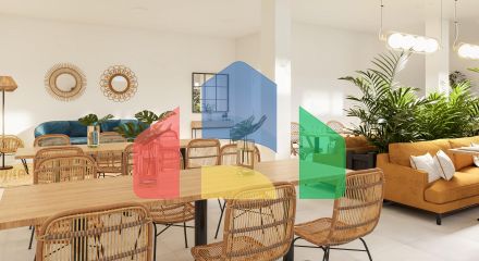 2-спальные апартаменты в новом потрясающем жилом комплексе в Эль Чапаррал, Михас Коста