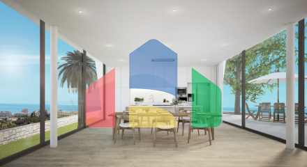 Роскошная вилла с 4 спальнями на побережье Михаса.