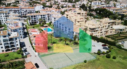 Уютные  апартаменты в Riviera del Sol с видом на море в тихой урбанизации
