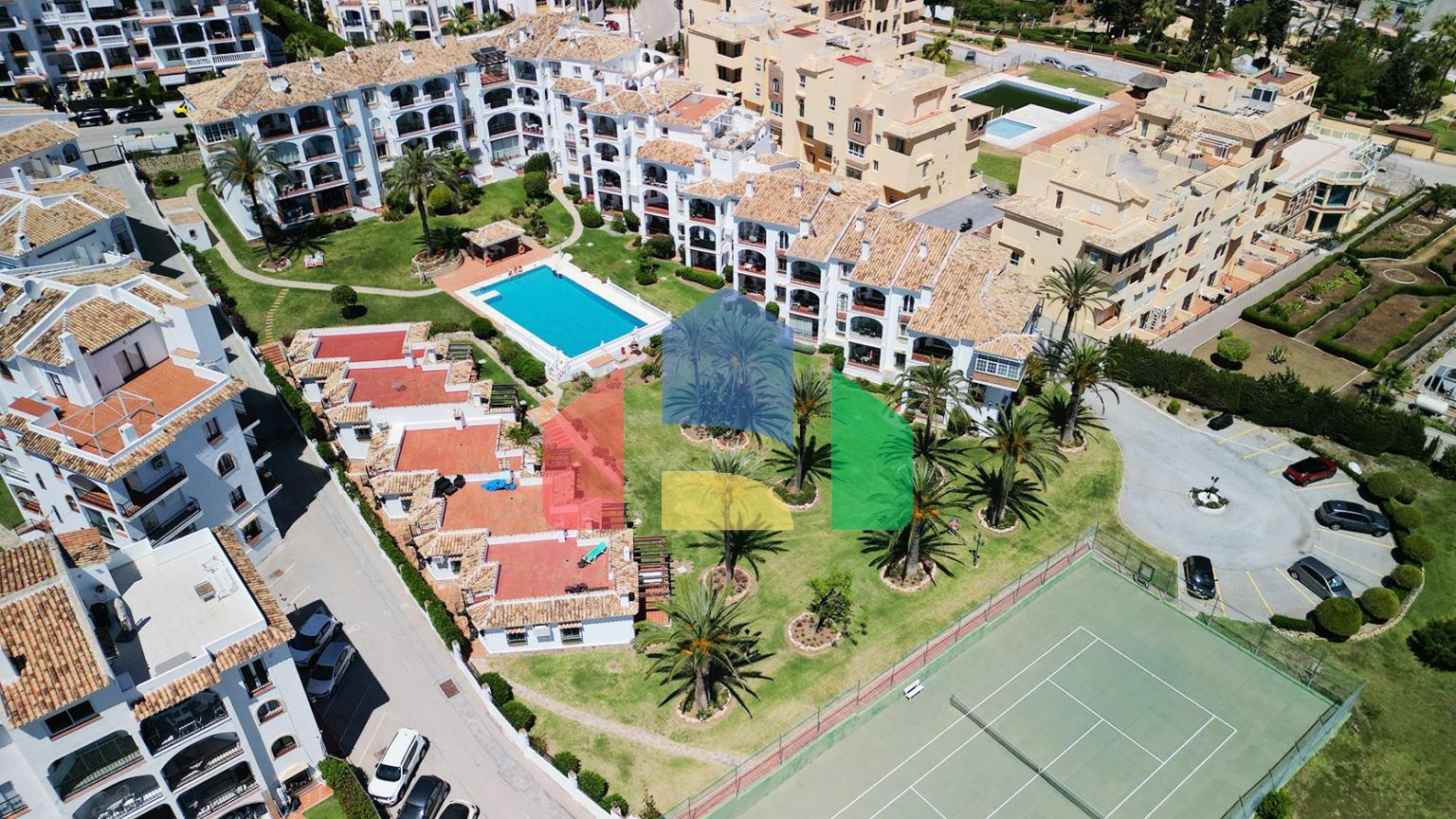 Уютные  апартаменты в Riviera del Sol с видом на море в тихой урбанизации