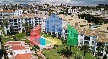 Уютные  апартаменты в Riviera del Sol с видом на море в тихой урбанизации