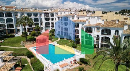 Уютные  апартаменты в Riviera del Sol с видом на море в тихой урбанизации
