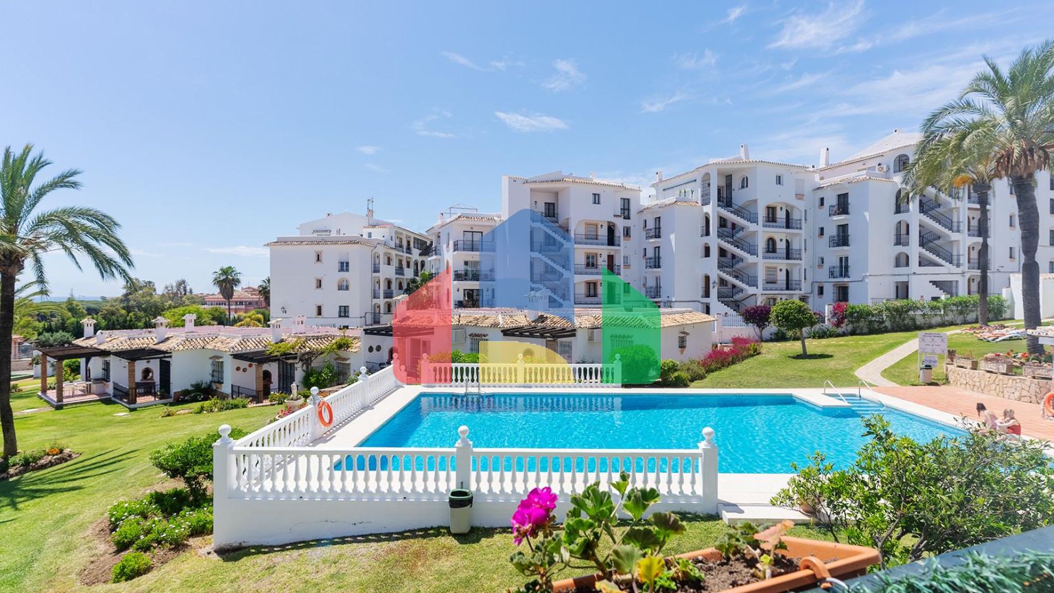 Уютные  апартаменты в Riviera del Sol с видом на море в тихой урбанизации