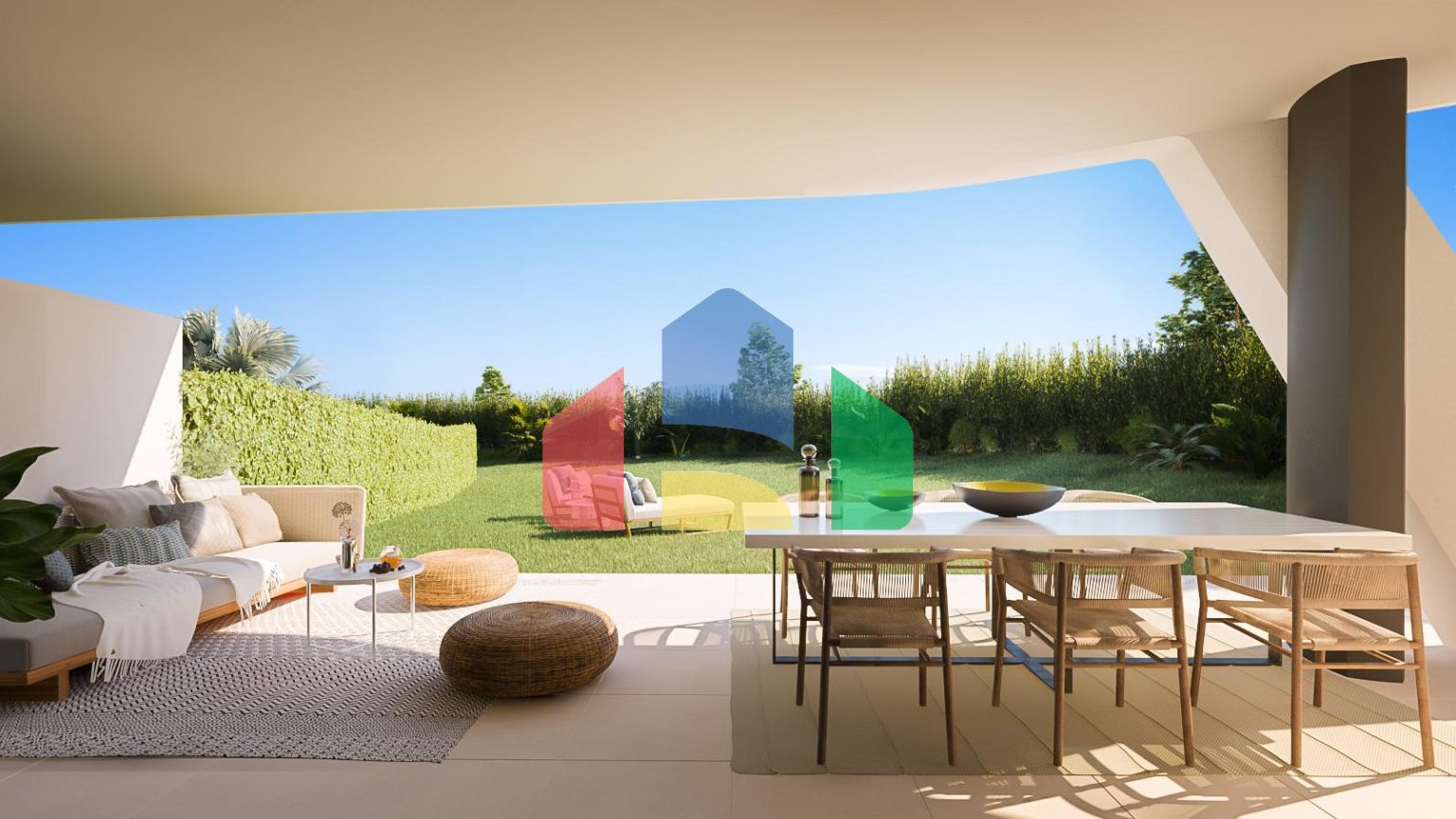 Квартира с тремя спальнями в Кала-де-Міхас