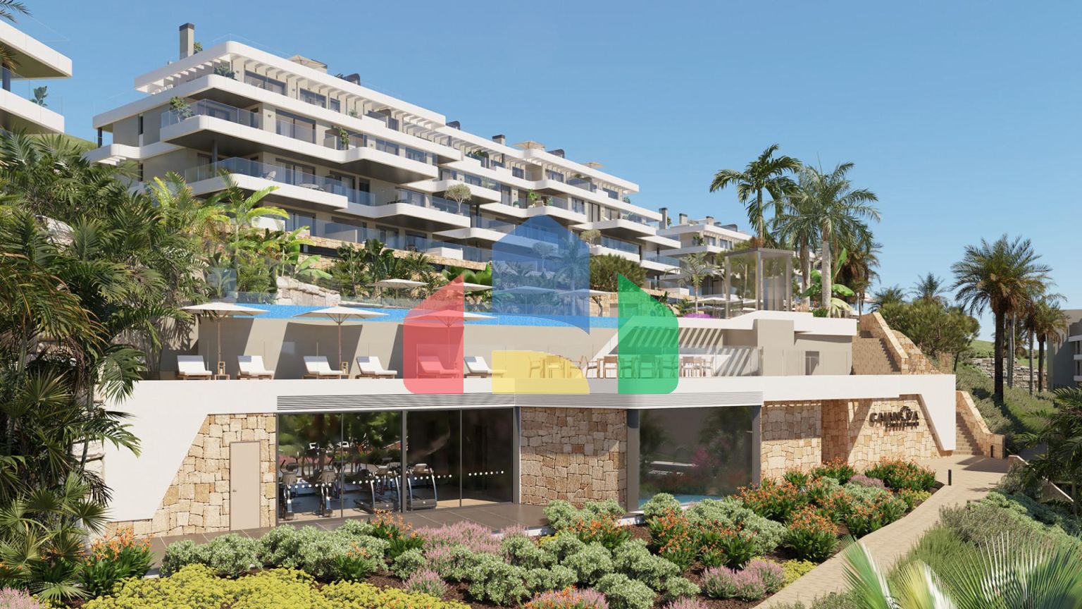 2-спальные пентхаусы в новом современном жилом комплексе рядом с полем для гольфа в Ла Кала-де-Михас