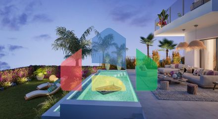 4-bedroom villas in a unique residential project in El Chaparral, Mijas