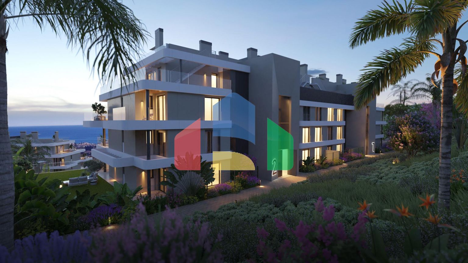 3-спальные апартаменты в новом современном жилом комплексе рядом с полем для гольфа в Ла Кала-де-Михас