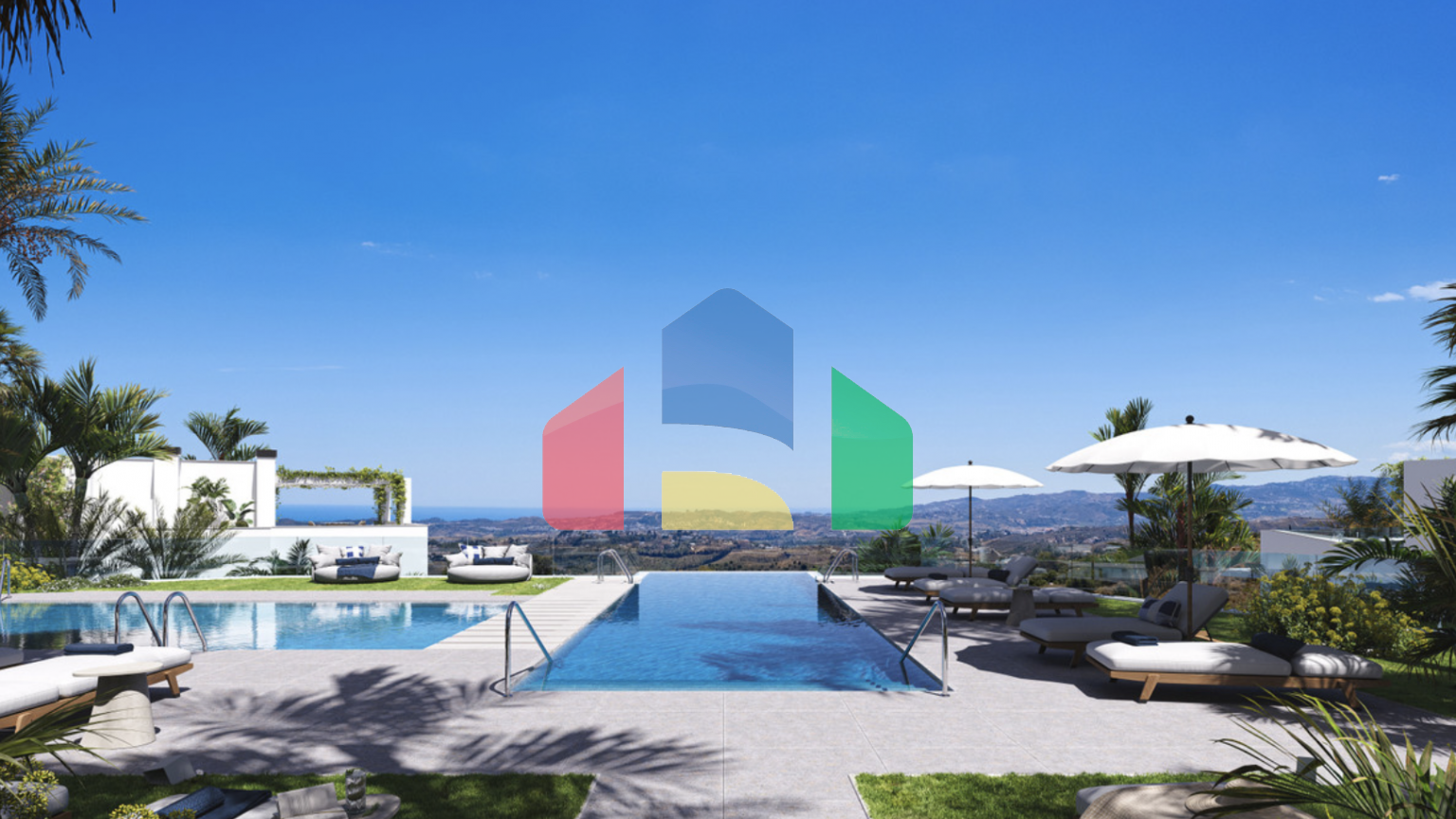 Новая уникальная квартира с двумя спальнями в Михас-Коста.