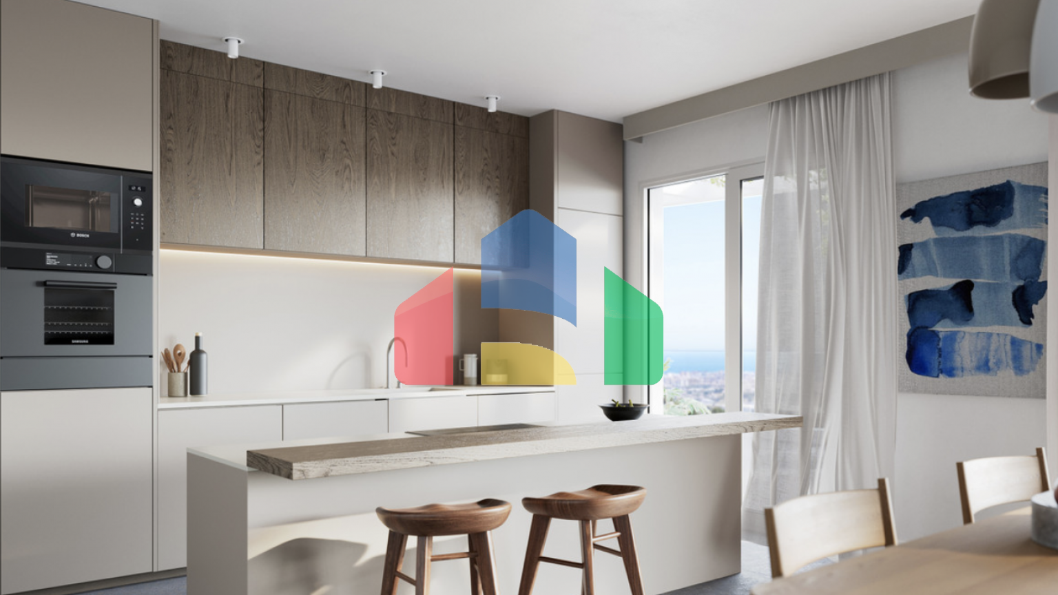 Новая уникальная квартира с двумя спальнями в Михас-Коста.