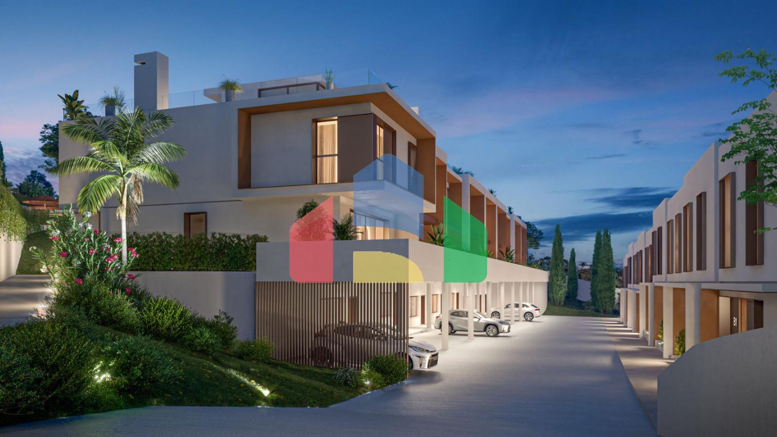 3-спальные таунхаусы в роскошном жилом комплексе в Ла-Кала-де-Михас