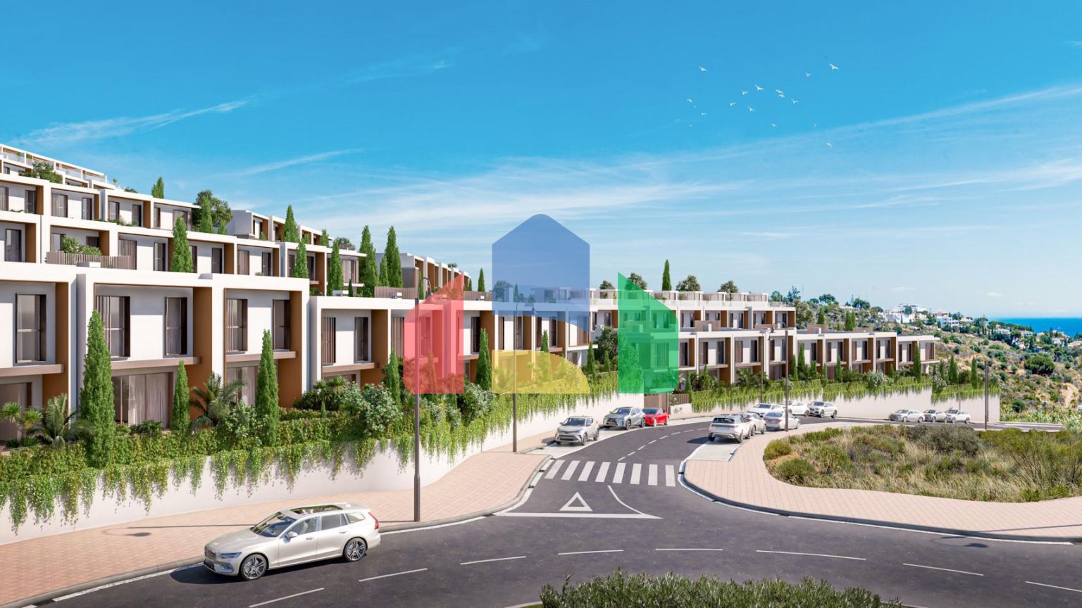 3-спальные таунхаусы в роскошном жилом комплексе в Ла-Кала-де-Михас