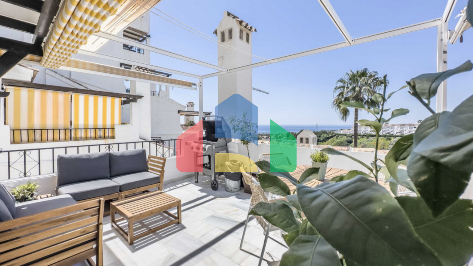 Прекрасная 2-комнатная квартира с видом на море в Михасе