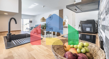 Прекрасная 2-комнатная квартира с видом на море в Михасе