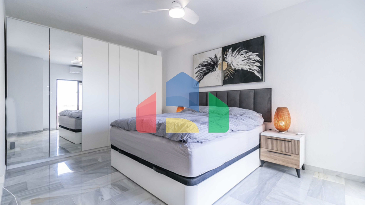 Прекрасная 2-комнатная квартира с видом на море в Михасе