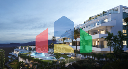 Новая уникальная квартира с двумя спальнями в Михас-Коста.