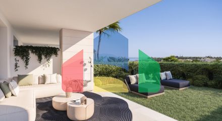 3-спальные апартаменты в новом комплексе на первой линии del Calanova Golf в Михасе