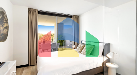 Совершенно новая квартира от застройщика с 3мя спальнями и потрясающим видом в Михасе.