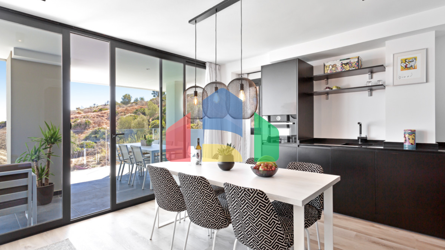 Совершенно новая квартира от застройщика с 3мя спальнями и потрясающим видом в Михасе.