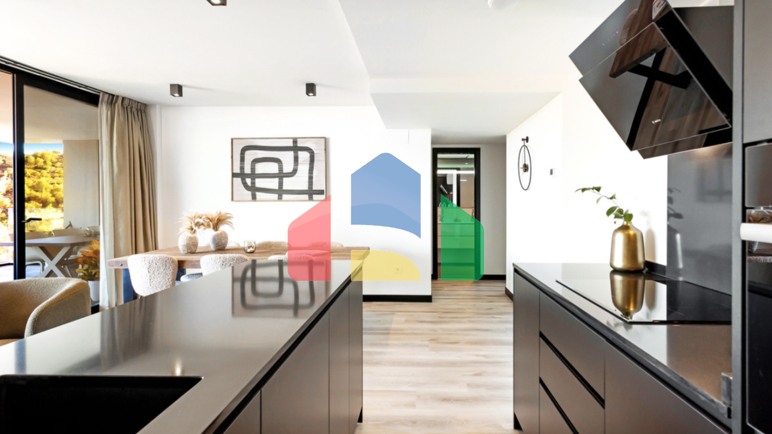 Совершенно новая квартира от застройщика с 3мя спальнями и потрясающим видом в Михасе.