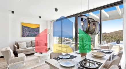 Совершенно новая квартира от застройщика с 3мя спальнями и потрясающим видом в Михасе.