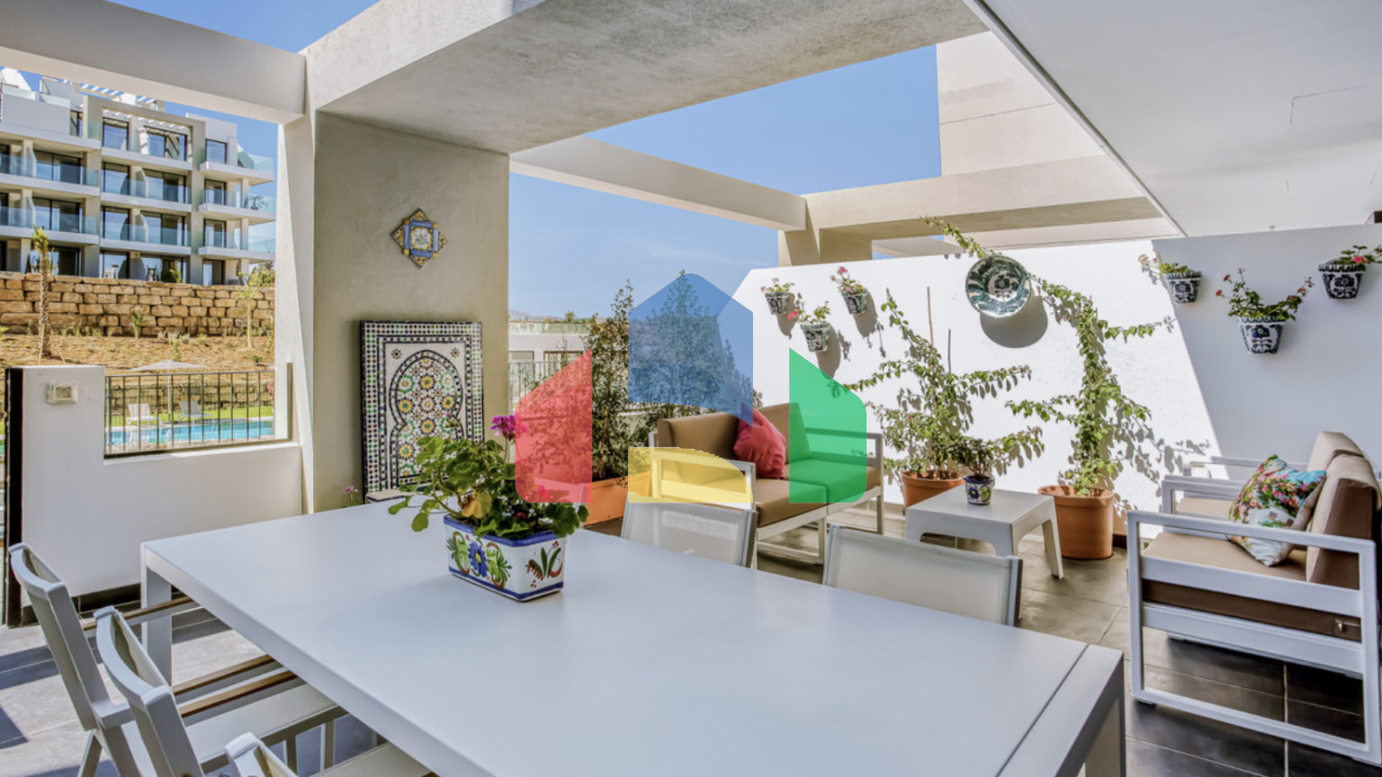 Совершенно новая квартира от застройщика с 3мя спальнями и потрясающим видом в Михасе.