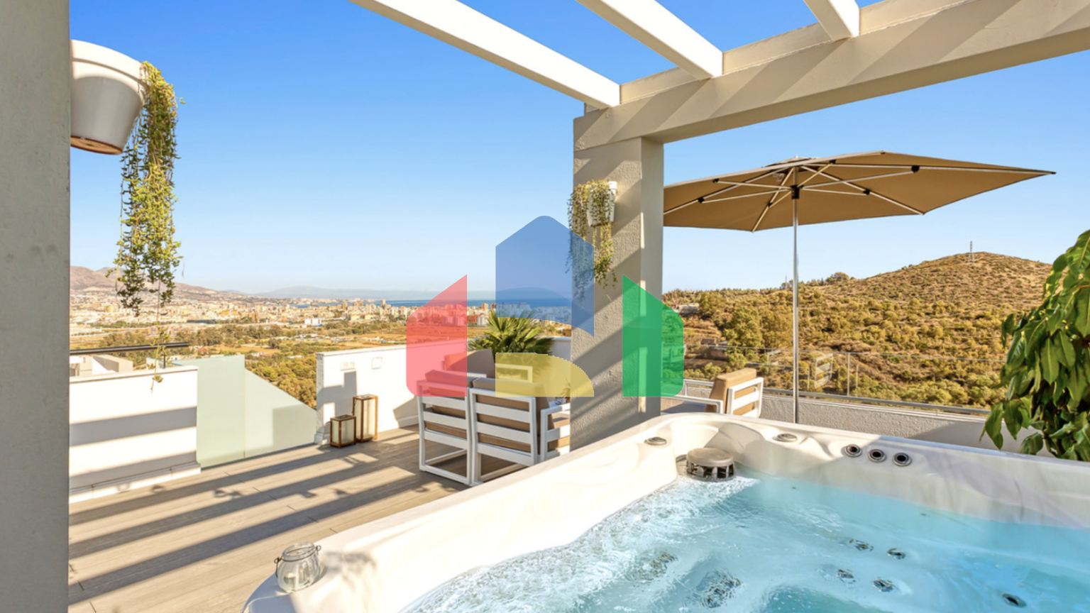 Совершенно новая квартира от застройщика с 3мя спальнями и потрясающим видом в Михасе.