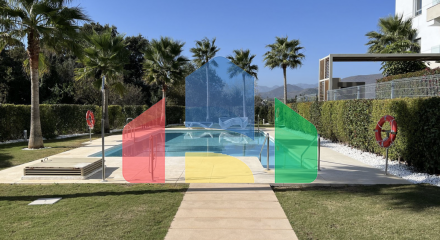 Современная квартира с садом и захватывающими видами в La Cala Golf Resort